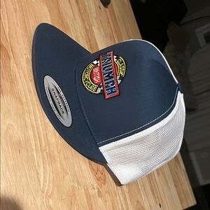 Triumph Navy and White Mesh Cap